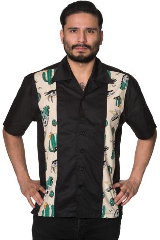 Banned Lost and Found Retro Bowling Rockabilly Shirt