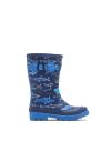 Joules Boys Printed Wellies - Navy Shark Facts 